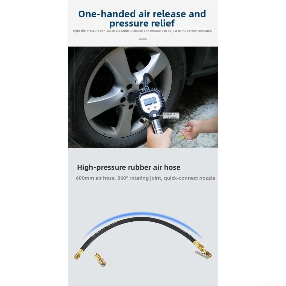 Luftdruckmesser Digital LCD Display 4 Einheiten Umrechnung
