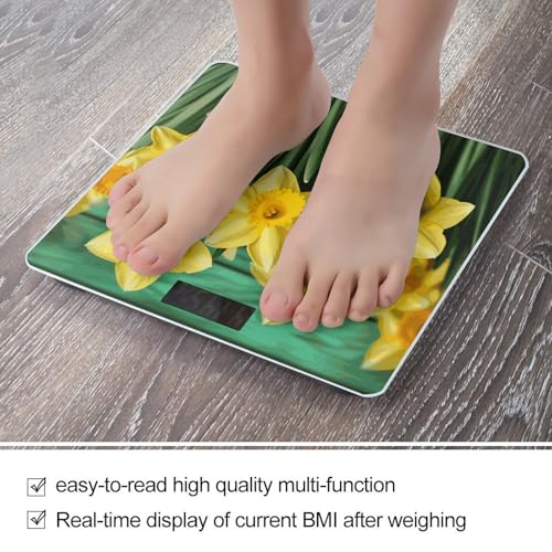 Báscula digital de vidrio templado para baño miniatura 5