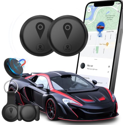 GPS Tracker for Vehicles,2 Pack Tracker Device for Vehicles for iOS Find My - image 1