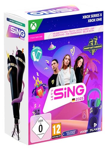 Let's Sing 2025 German Version (+ 2 Mics) (Xbox One / Xbox Series X)