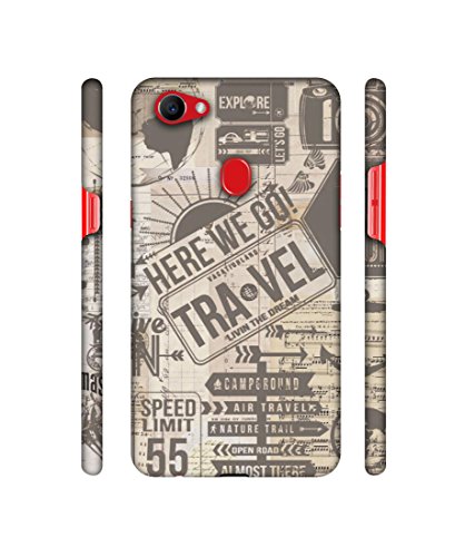 Image of Basic Case for Oppo F7 (Plastic Multicolor)