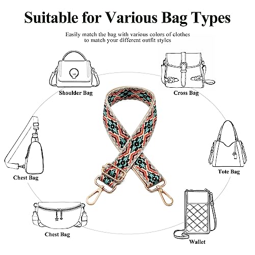 Image of Long Keeper Wide Purse Strap - Adjustable Shoulder Strap Crossbody Handbag Replacement Bag Strap Guitar Straps
