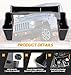 Eamplest Gear Shift Center Console Side Tray Organizer for Jeep Wrangler JL JLU 4xe 2026 2025 2024 2023 2022 2021 2020 2019 2018&Gladiator JT 2020-2026 Interior Storage Accessories Shifter Storage Box