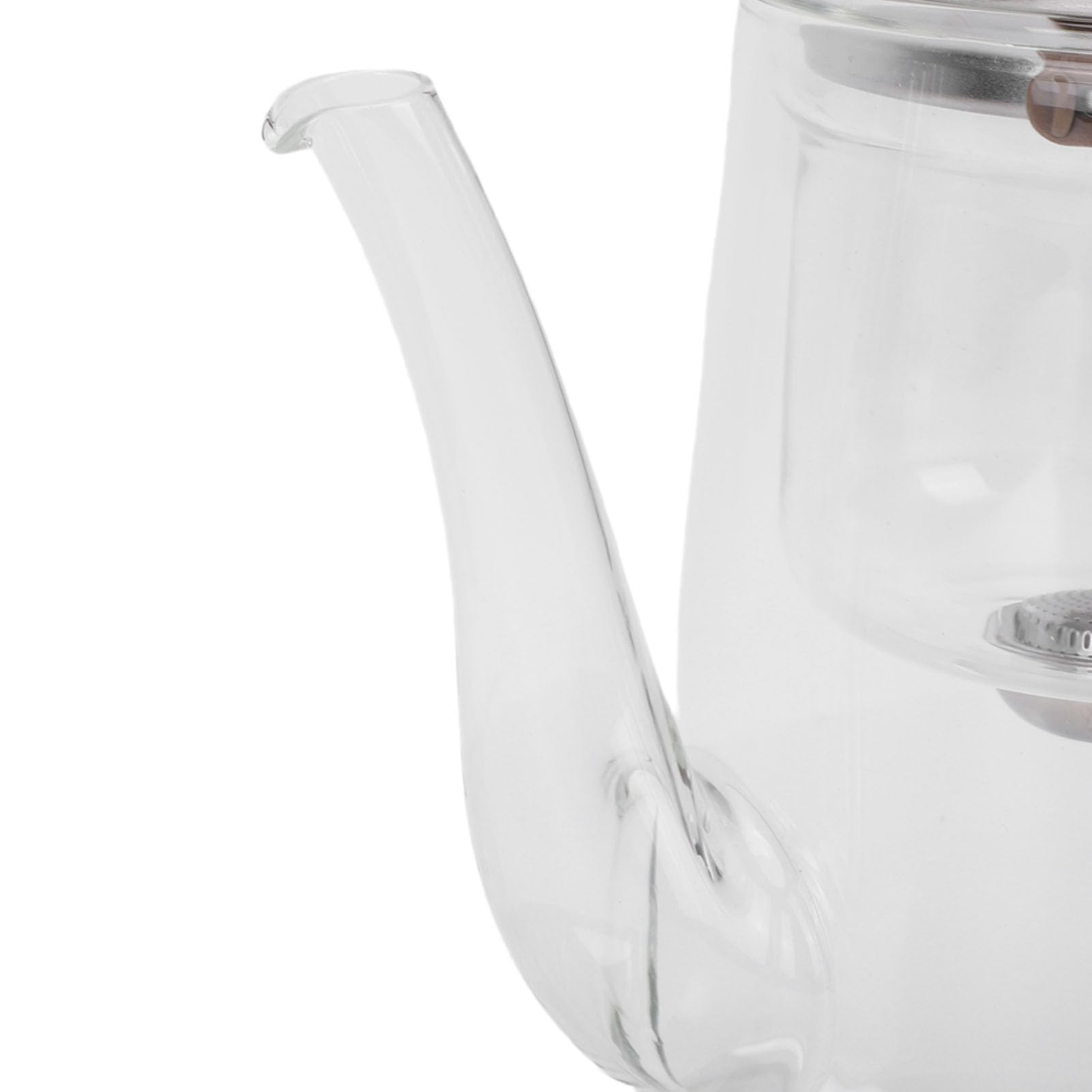 800-ml-Teekanne aus Glas mit Teesieb, Sieb und Deckel, Hitzebeständiger Teebereiter, Wassertrennung