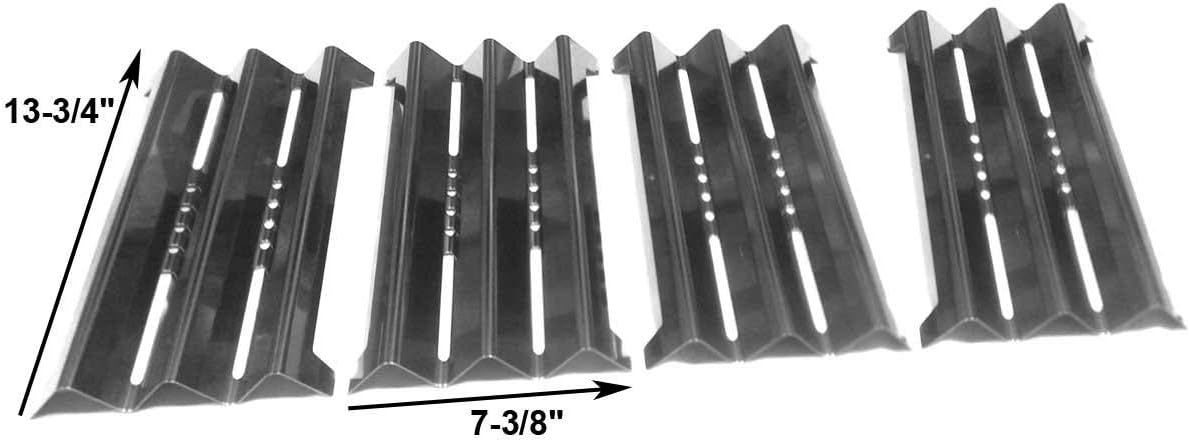 Stainless Steel Heat Shield for Kenmore 141.16221 Grill Models- 4Pack