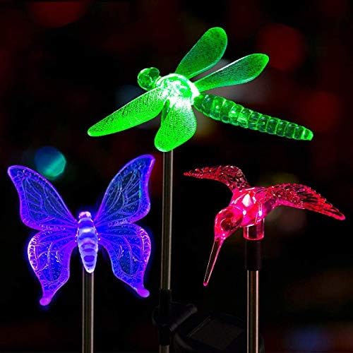 Transform Your Garden with These 5 Solar Butterfly Stakes 3 SOLPEX Solar Garden Lights, 3 Pack Solar Butterfly Lights Yard Decorations, Multi-Color Changing LED Bird Light Stakes, Yard Light for Garden, Patio & Lawn