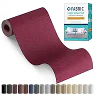 Fabric Repair Tape, Self-Adhesive Couch Patch Repair Fabric Patches for Furniture, Couch Repairing Kit Tape for Upholstery, Carpets, Chairs, Sofas, Pillows Linen 4x80 Inch Burberry Red