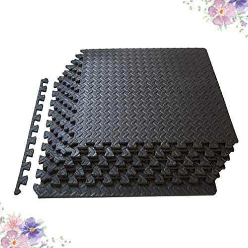 IMIKEYA Tapete de exercício para quebra-cabeça 0,4 cm de espessura de espuma EVA interligada azulejo