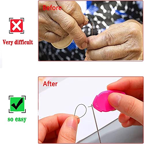 Image of VOIISH Needle Threader Sewing Small Tools Arts DIY Easy Hand Sewing Fast and Precise Ideal for Needlework (Pack of 4)