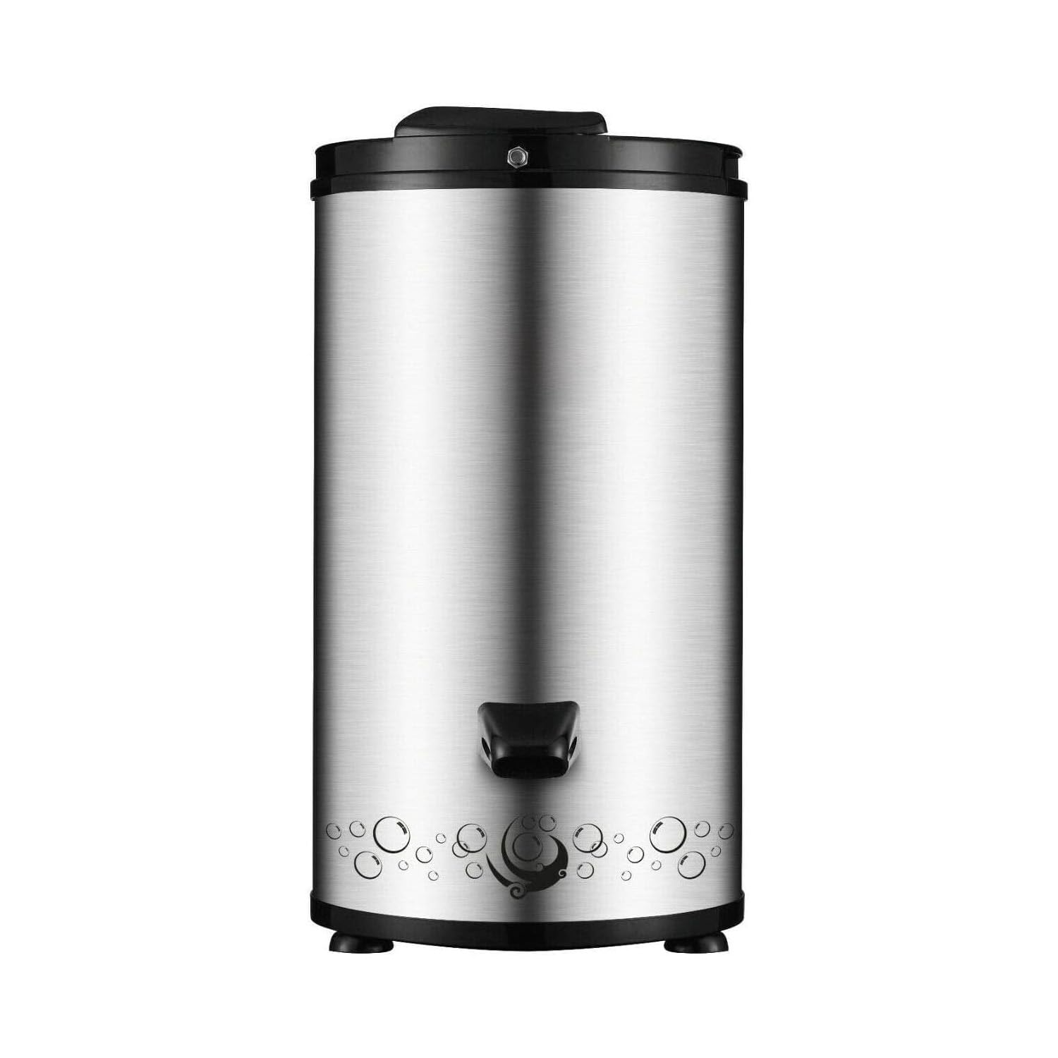 Wintem Tragbarer Schleudertrockner, 6 kg, aus Edelstahl, 300 W, kompakt, platzsparend und leise, ideal für kleine Räume