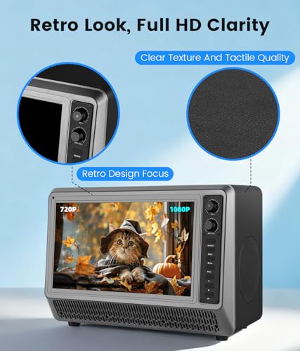 Image of Feihe 15.6 inch Small Smart TV Built-in Bluetooth Speaker System, 200W Peak Power, 1080P FHD Smart Television with Wi-Fi /HDMI /USB /AUX for Home Entertainment & Camping