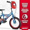 Huffy Boys Spiderman Bike 14 Inch Wheel with Spiderman Mask Handlebars Ages 4-6, 105-117cm, Blue #1