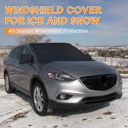 Image of Windshield Cover for Ice & Snow for Mazda CX-9 CX9 2016-2024 2025 2026 2027
