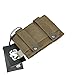 OneTigris Triple Pistol Mag Pouch DD19 with Front Loop Panel for Glock M1911 92F Magazines 40mm Grenade (Coyote Brown)