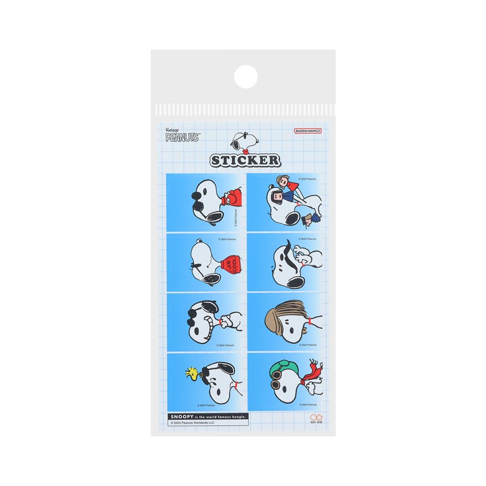 Snoopy mini autocollant photo Bon voyage pour décorer vos albums de souvenirs sans savoir dessiner
