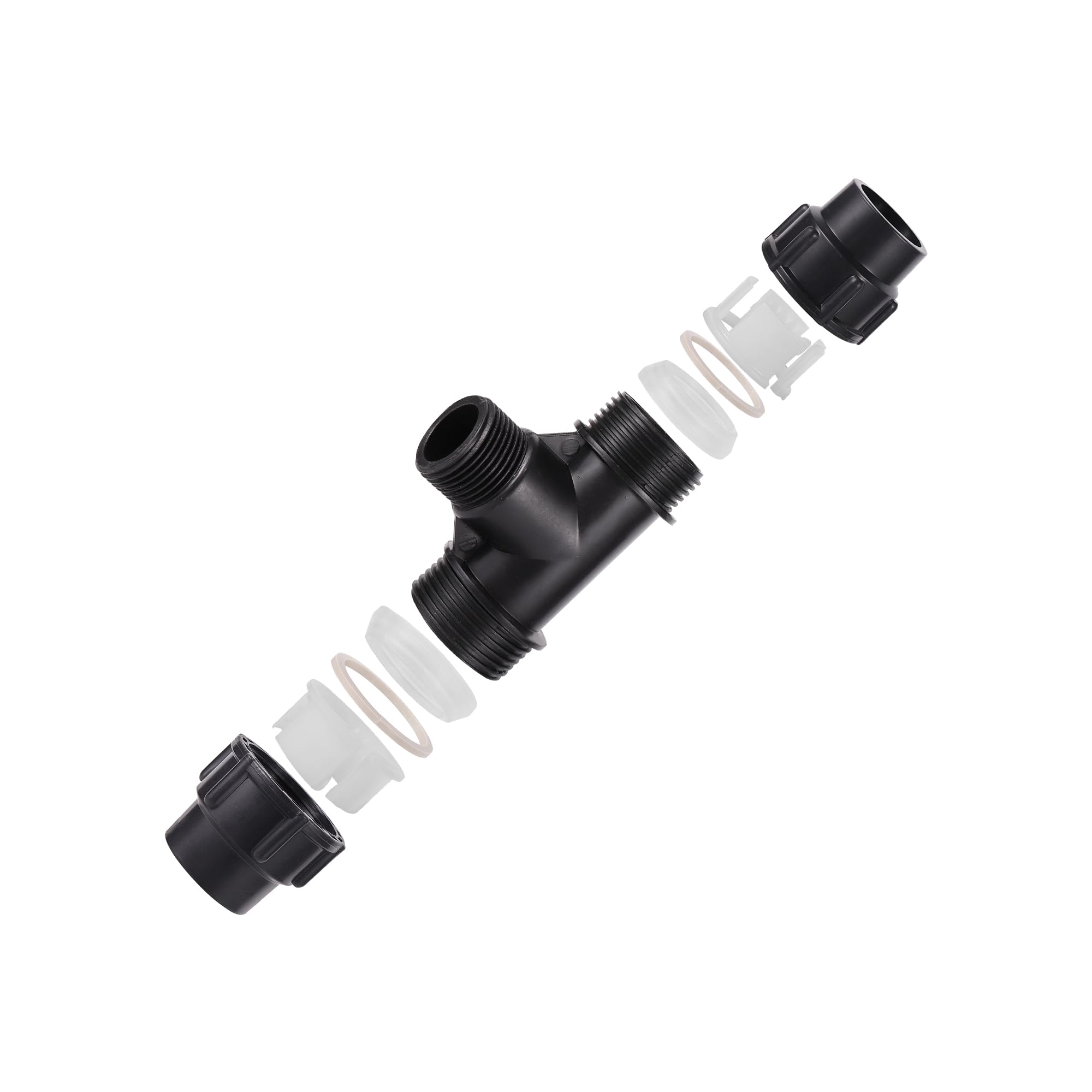 Armaturen für Bewässerungsrohre Schlauchverbinder, 25/32mmPEPipeLockingConnectorTeeFarmIrrigationSprinklerQuickPVCConnectionAccessories