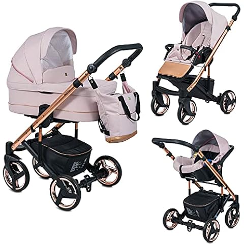 Cochecito Combinado Trio 3 en 1 Neri Edition Exclusive RoseGold Cover