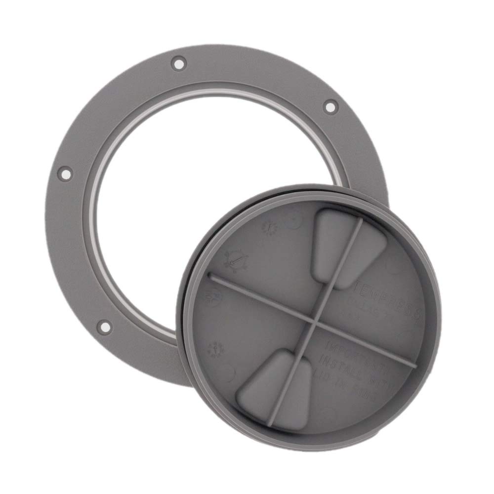 Amazon.co.jp: TCH Hardware 6インチ グレー ラウンドデッキプレート