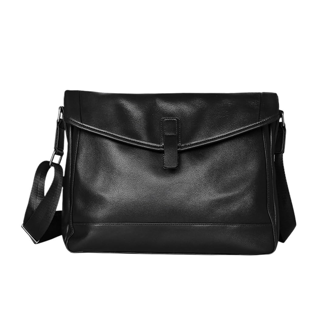 Sac à bandoulière décontracté en cuir véritable votre complice de route