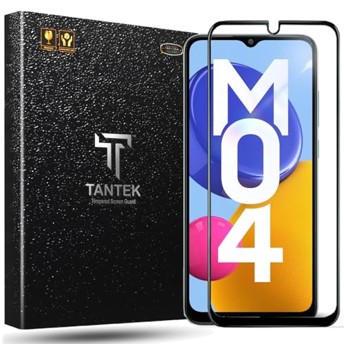 Image of TitanGuard Tempered Glass Screen Protector Guard for Samsung Galaxy M04, A04S, A04, A04E, A03S, A03 and Galaxy F04 (6.5 Inch) - 9H Hardness, Military Grade, Anti-Static, Easy Installation Kit - 1 PACK
