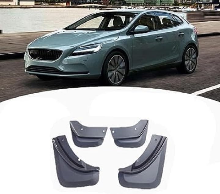 Bavettes garde-boue Volvo V40 anti-gravillons pour bas de caisse