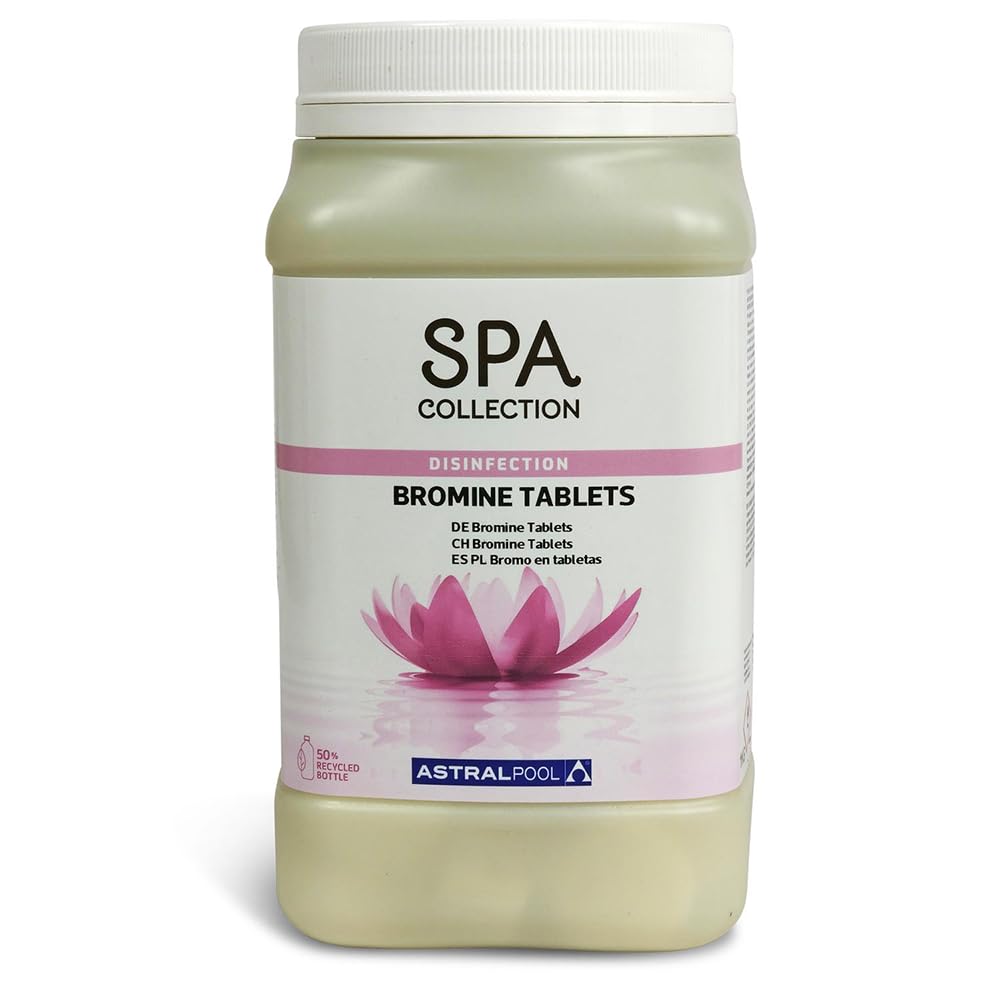 Astral Pool SPA Collection - Brom Tabletten Whirlpool - 1 kg - 50 x 20g - Alternative zu Chlor - Geruchsarme Wasserdesinfektion