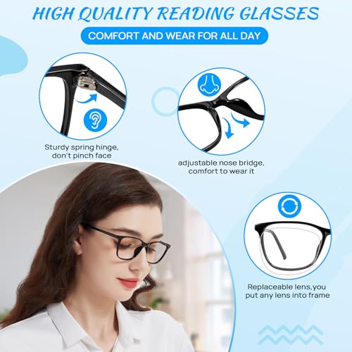 Image of OCCI CHIARI Blue Light Glasses for Women Non Prescription Glasses Fashion Eyewear Full Rim Optical Frame