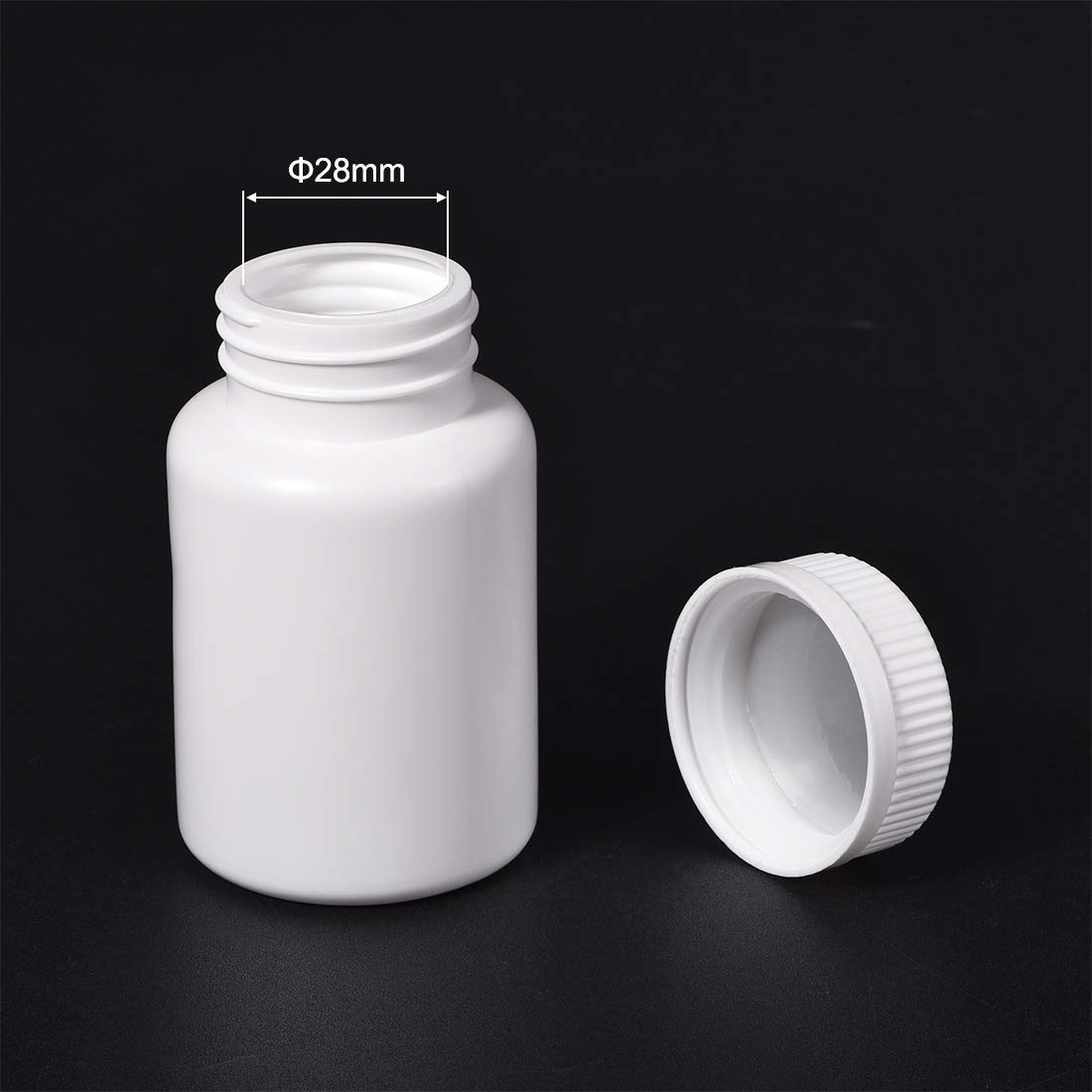 XYWHPGV Plastic Chemical Reagent Bottle, 120g Wide Mouth Sample