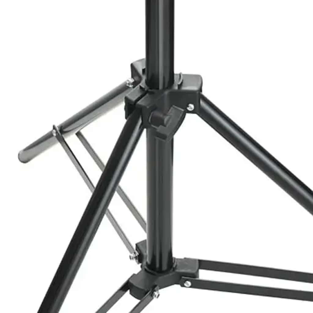 Set da studio fotografico con sfondo, kit di illuminazione, treppiede regolabile, 300 x 300 cm, sfondo in cotone, borsa per il trasporto, ideale per ritratti e fotografia di prodotti in
