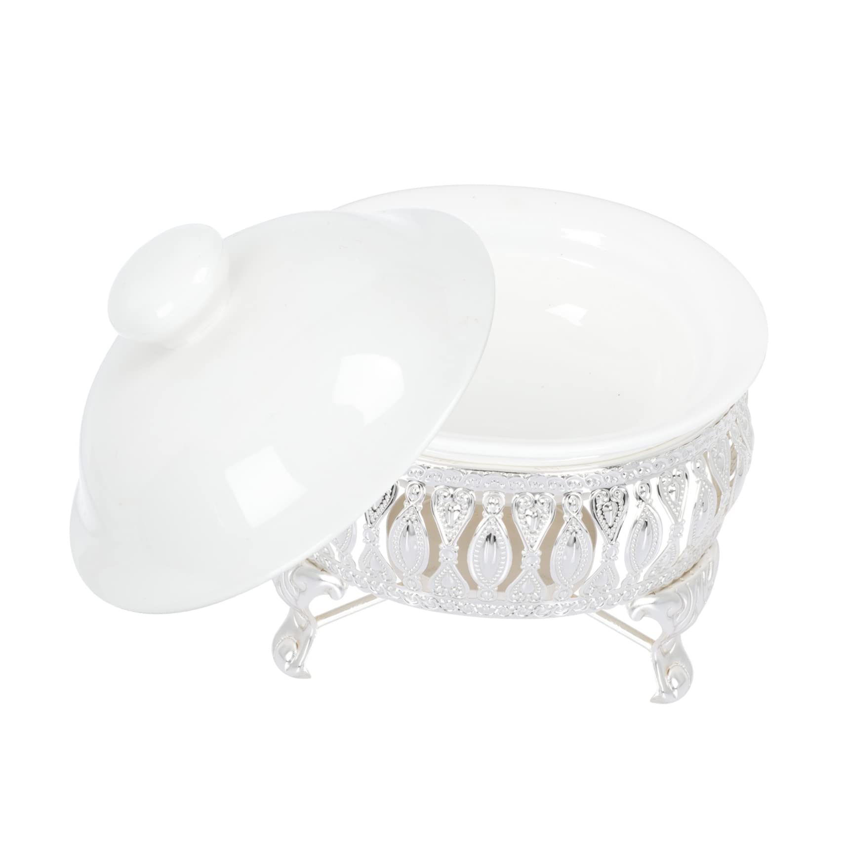 Mobestech Teapot Warmer Base Premium Candle Holder for Teapot Heating Stylish Accessory for Living Room Office Tea House and Shop Use