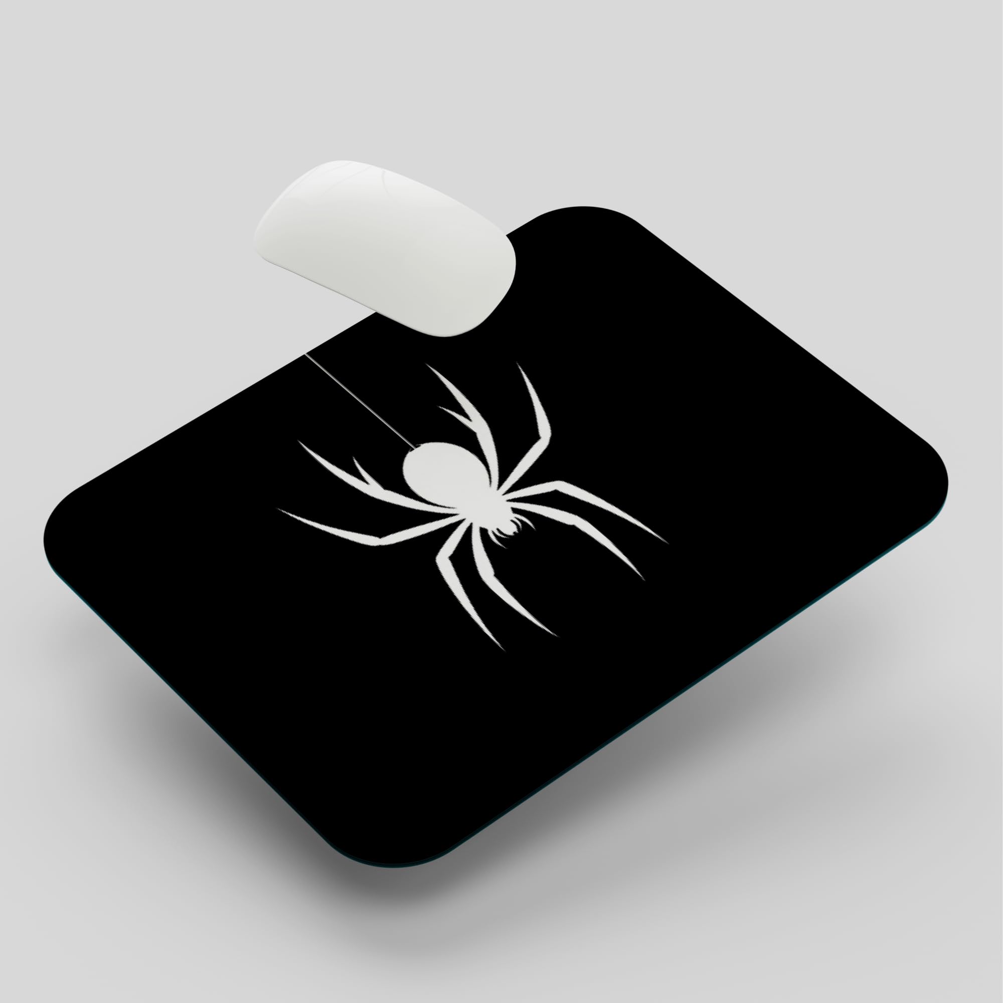 Spider Design Mouse Pad, Black, Non-Slip Rubber Base, Smooth Surface, 190x229x3mm-picture-22