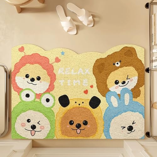 ���փ}�b�g �A�j�}���� �D���Ƃ��}�b�g ����~�� �k�� 180*120cm*��1cm �J�[�y�b�g DIY�J�b�g �h�� �܂��݉� �h�� �E�F���J���}�b�g �ϐ��� �ʋC�� �a�� �m�� �z�e�� �o����� ���� ���ی� �L�b�`��