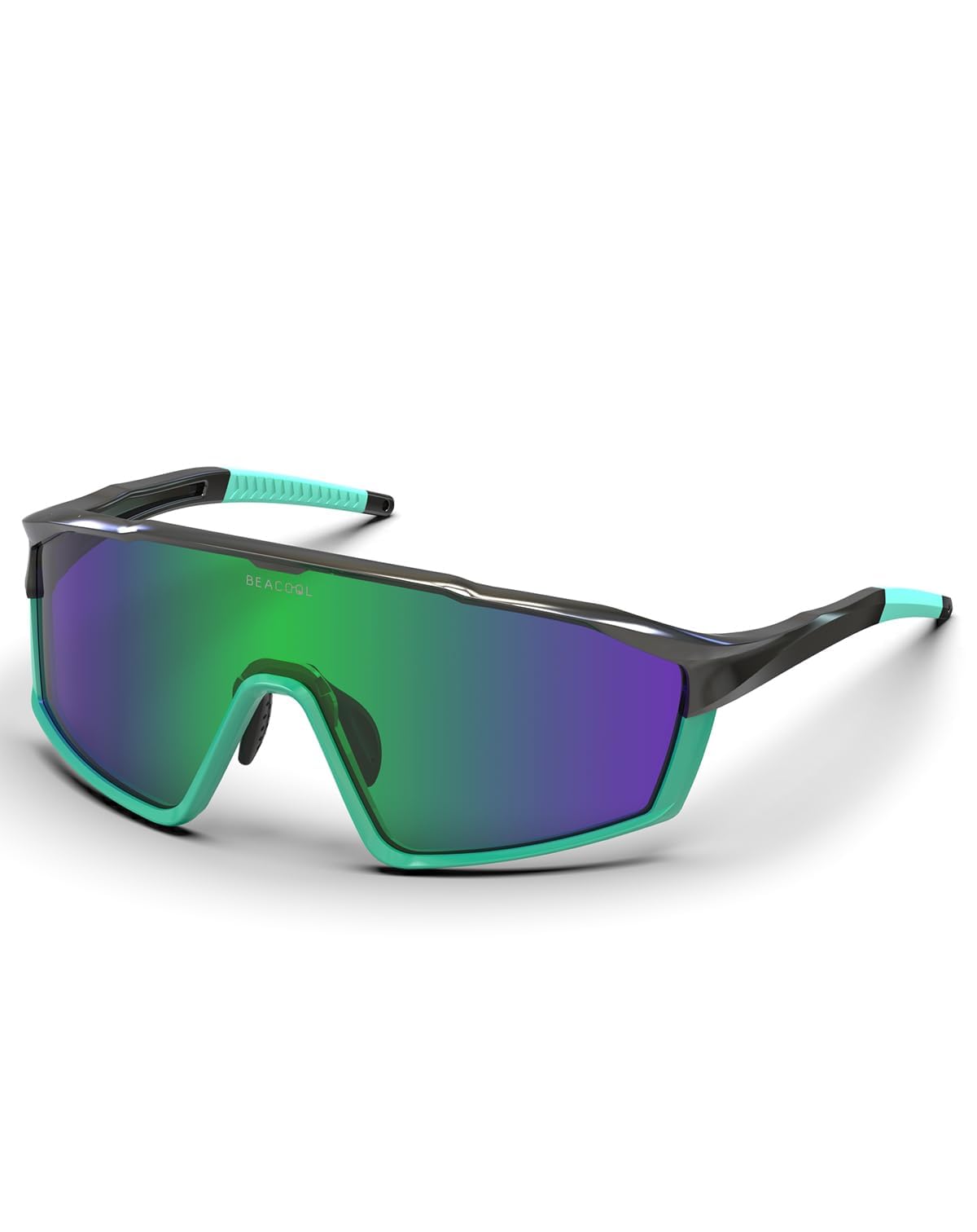 BEACOOL Polarized Sports Cycling Glasses Men Women UV400 Baseball Sunglasses TR90 Frame for Fishing Running Golf Softball