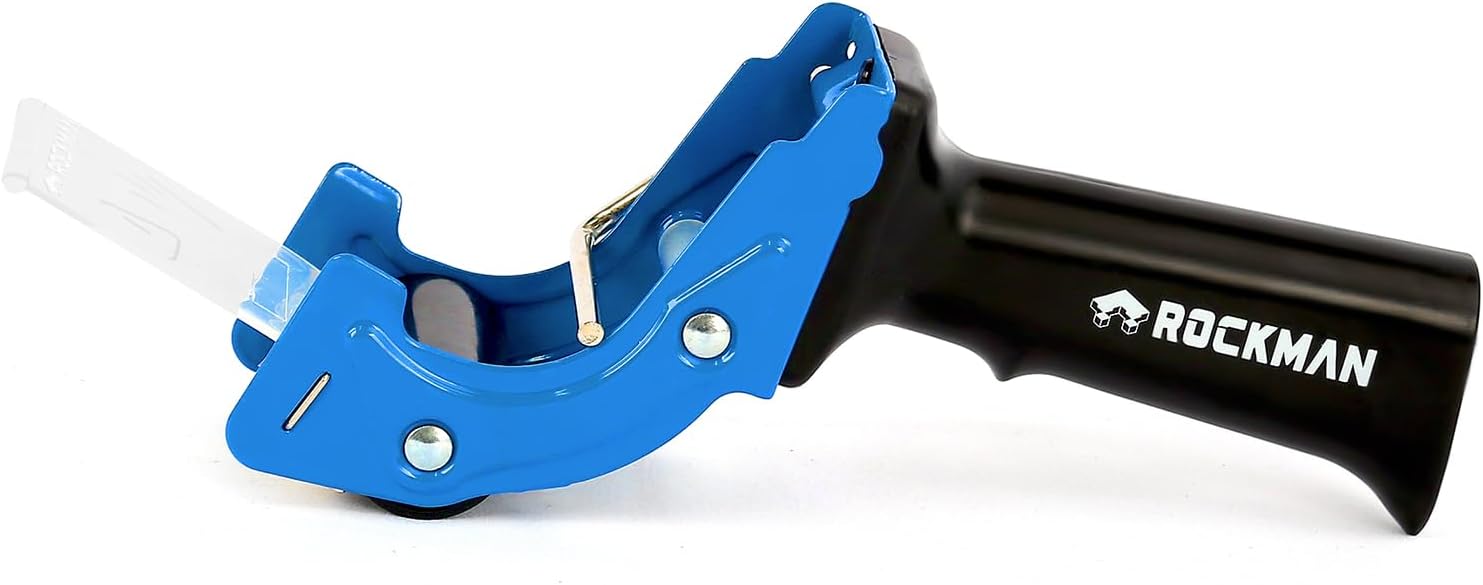 high Efficiency Tape Dispenser Gun 07 - Durable Sharp Edge, Ideal for Shipping, Warehouse, and Moving, Suitable for 2-inch Tape