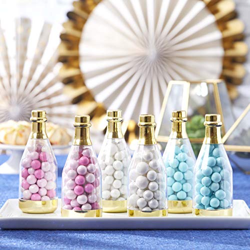 Kate Aspen 18187GD Metallic Champagne Bottle Container (Set Of 12) Diy Favor thumb #1