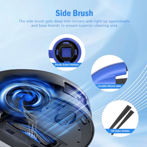 Image of X11 OmniCyclone accessories for Ecovacs Deebot X11 OmniCyclone replacement parts set, Main Brush, 2 Roller Mop, 4 Side Brushes, 4 HEPA Filters, 2 Tools