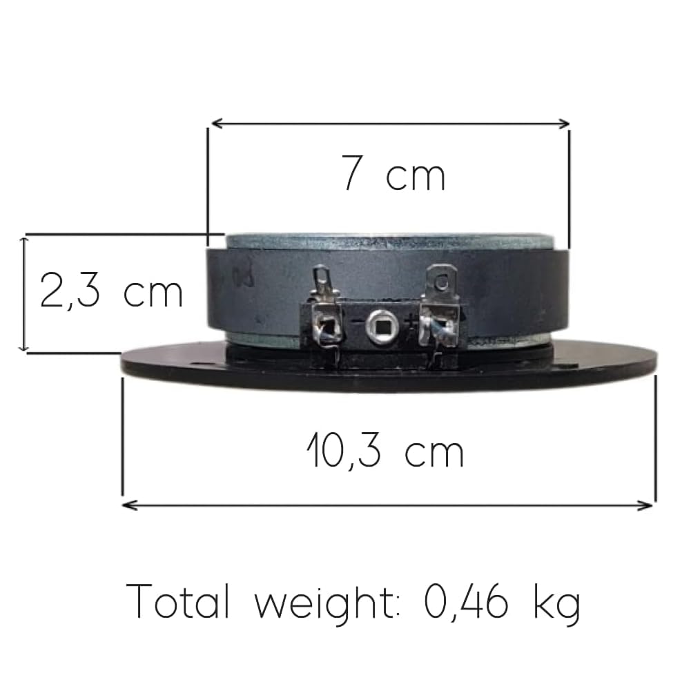 KIT SET PER MASTER AUDIO RSQ802, 2 dome tweeter a cupola, 100 watt rms 200 watt max, da 10 cm 4", impedenza 8 ohm, bobina da 25 mm, ultra slim, per casa, neri, a coppia + condensatori omaggio