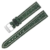 Lugs - 16mm Breitling 903P 16-14mm Alligator Leather Green Ladies Watch Band w. Buckle