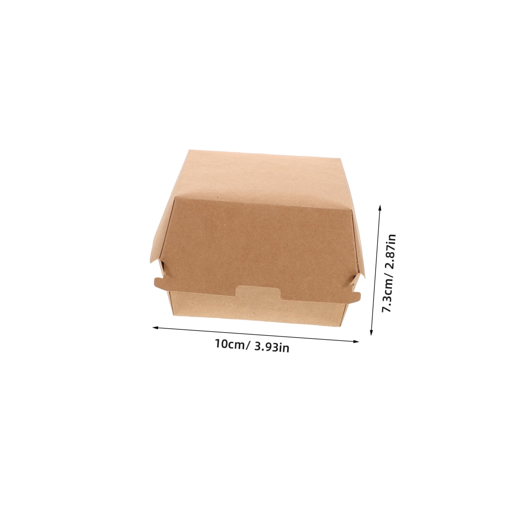 PEPLAYTAL Sandwich Packaging Boxes 30pcs Hamburger Boxes Paper Food-grade Grease Proof for Appetizers Desserts