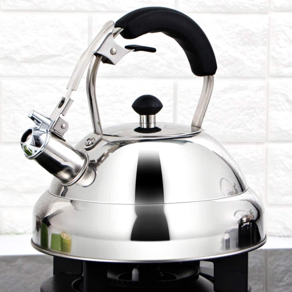 Teapots, Electric Kettle Stove Top Whistling Teakettle Teapot with Ergonomic Handle Tea Pot teapot