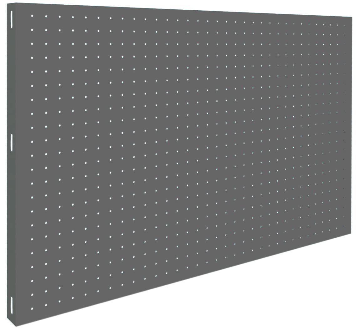 Simon Rack Ściana narzędziowa metalowa, panel perforowany na narzędzia, 600x1200x35 mm, 8 elementów, idealna do warsztatu i garażu, kolor Szare