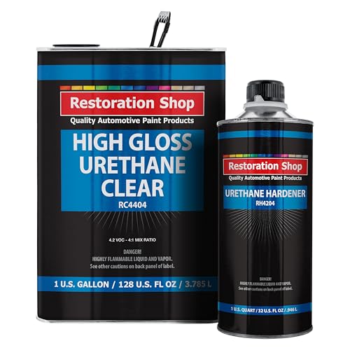 Restoration Shop 1.25 Gallon 2K Clear Coat Automotive Paint Kit - 1 Gal....
