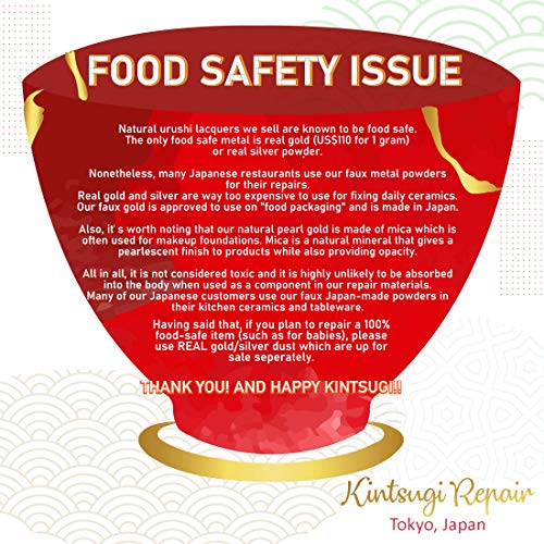 Natural Pearl Gold Powder For Kintsugi Repair And Makie From Japan 50G #TOP2