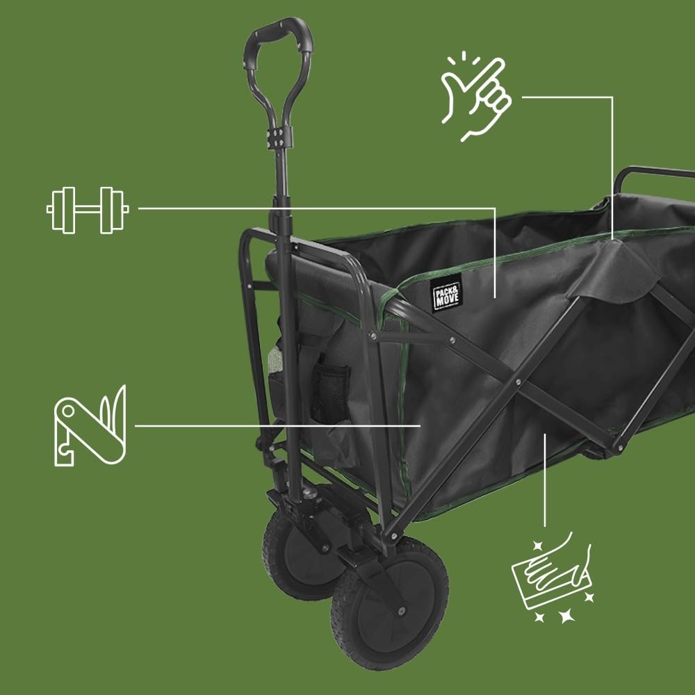 Wielofunkcyjny składany wózek transportowy obciążenie 100 kg