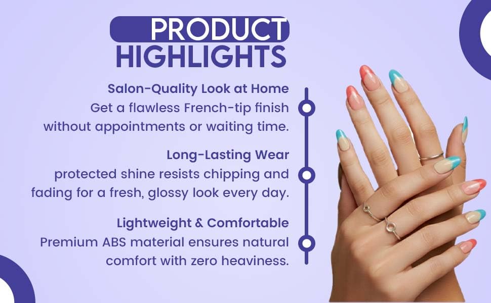 Image of 24 Pcs Reusable Press On Nails Fake Nails with Glue and Kit|Rose Pink Glitter Stiletto Press On Nails | Shimmer Metallic Pink Fake Nails | Long Almond Acrylic Look | Reusable Stick On Nails for Women|