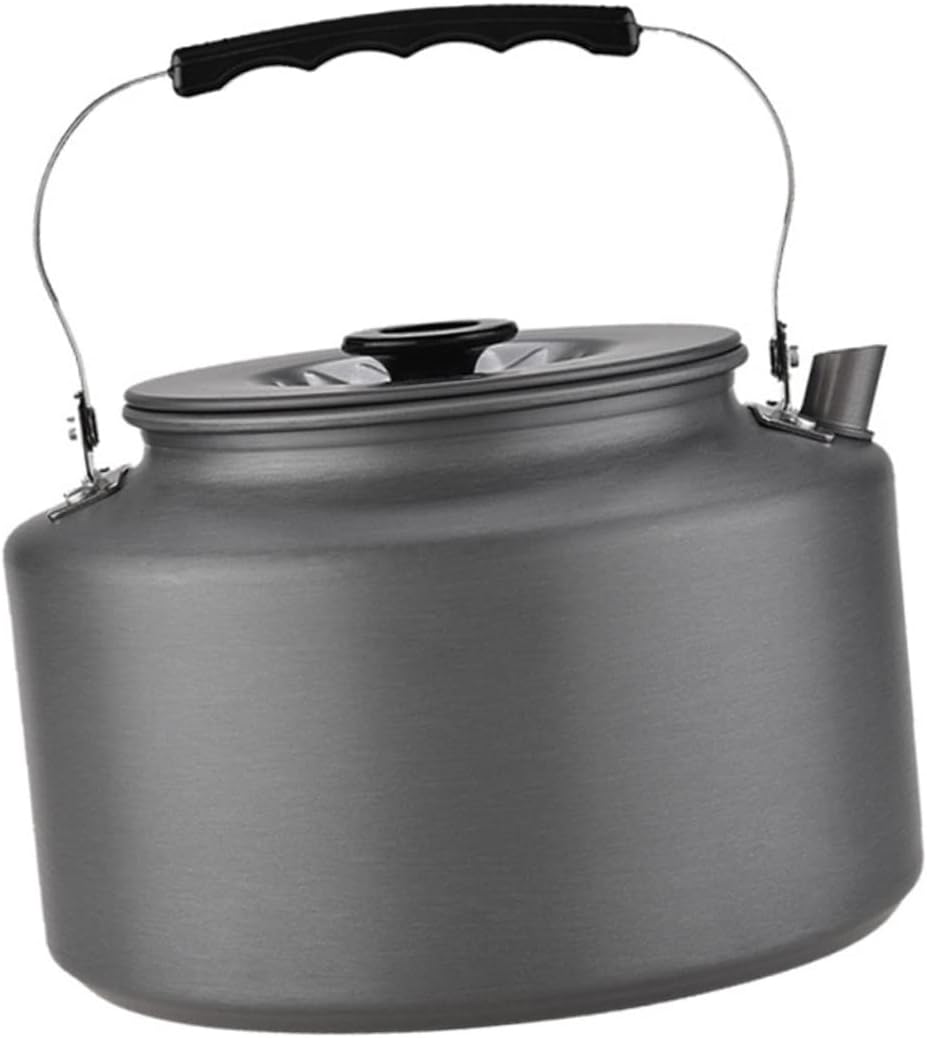 Hemoton Portable Outdoor Camping Kettle Compact Teapot for Hiking Picnics and Travel Lightweight Tea Kettle for Outdoor Use