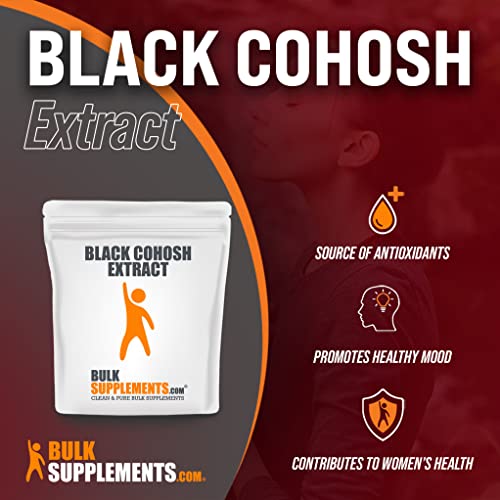 Bulksupplements.com Black Cohosh Extract Powder - Black Cohosh Root Extract - Melanin Supplement - Black Cohosh Herb Supplement - Black Cohosh For Menopause Support (1 Kilogram - 2.2 Lbs) #TOP2