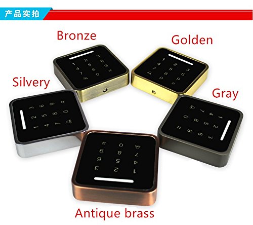 Clavier M5 en métal bronze étanche de haute précision avec lecteur IC - 5