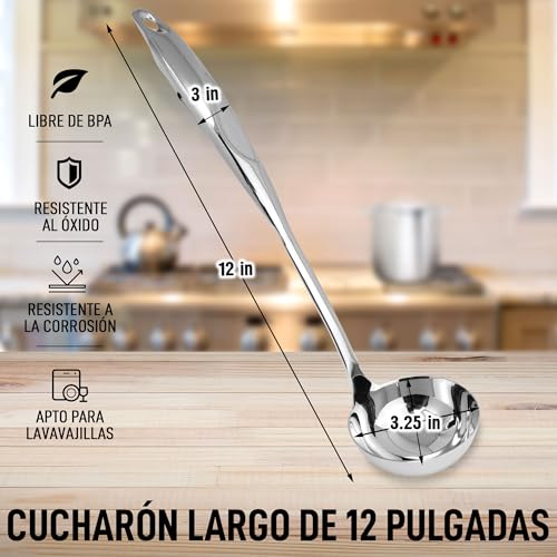 Opiniones y reviews de Cucharones para sopa favoritos de las personas. 5 Imagen adicional