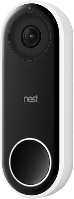 Google Nest NC5100GB Hello Video DOORBELL, Black, 1 Count (Pack of 1)